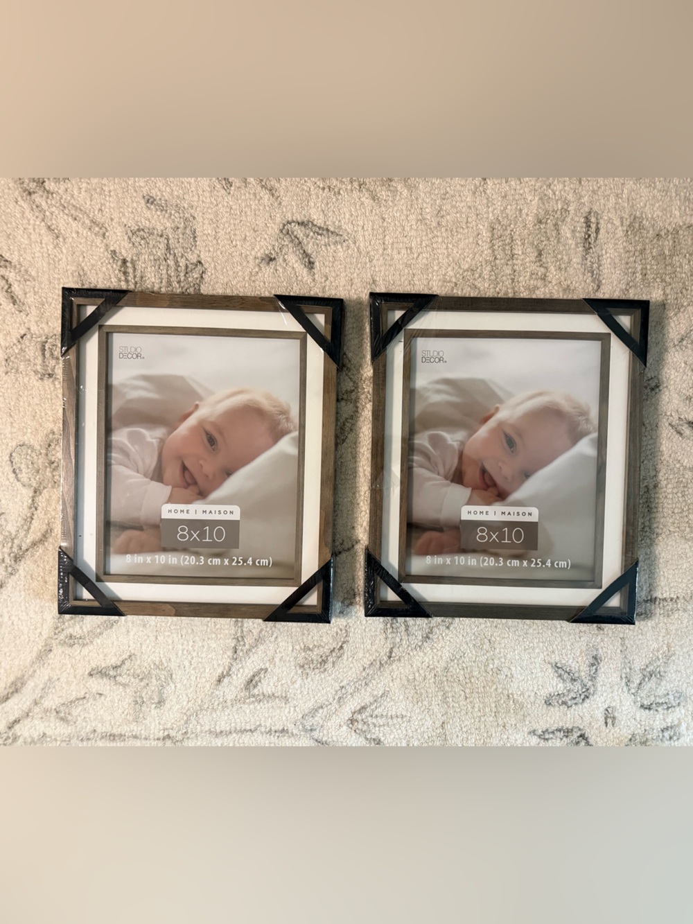 Home Basics Black Double 8x10 Photo Frame Set